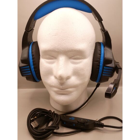 Hunterspider Pro Gaming Headset V-3 Headphones with Boom Mic PC, PS4, Xbox One - Picture 1 of 13